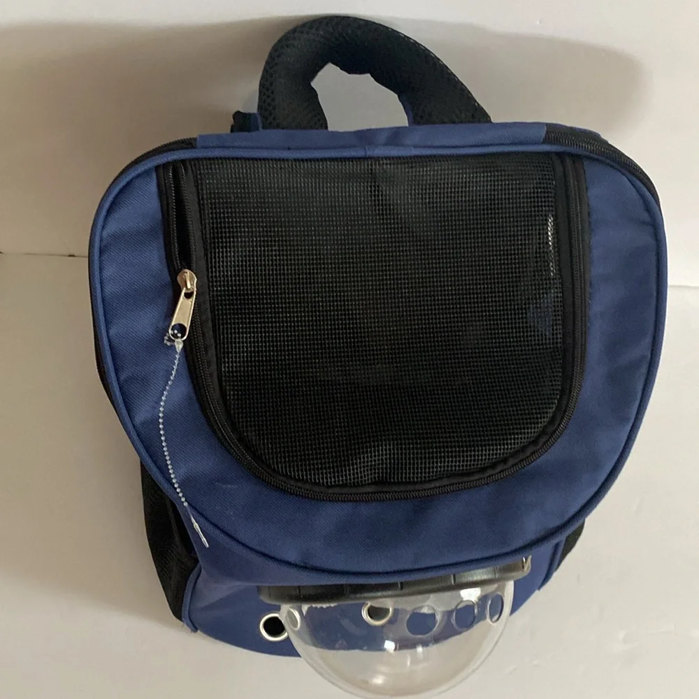 Cat Backpack Pet Carrier Bubble Window Mesh Puppy Kitten Travel Bag New no tags